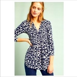 Maeve Alexa Bird Print Tunic